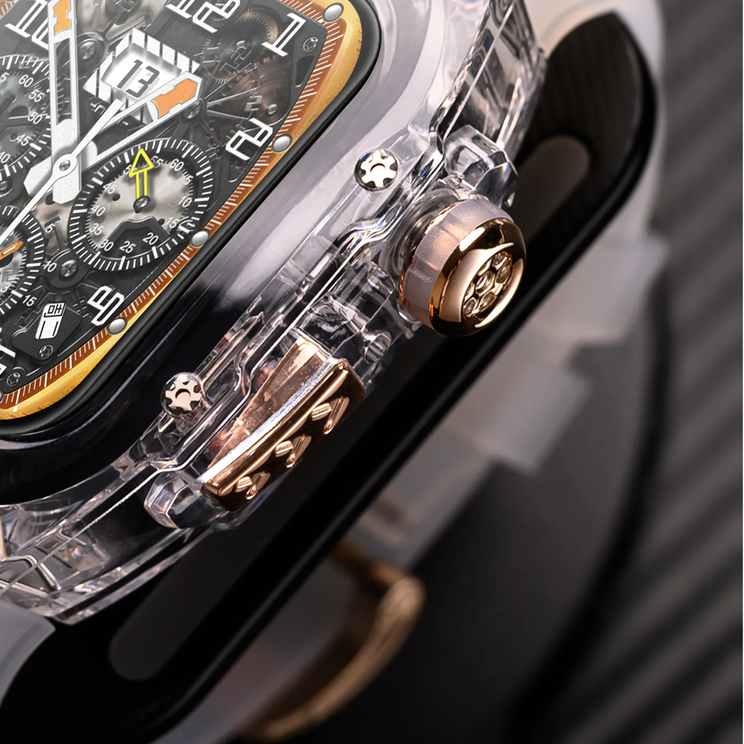 Luxury Apple Watch Case And Band Transparent Modification Kit For  display picture 1