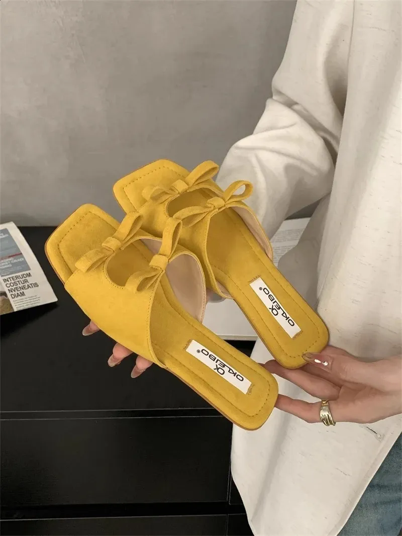 Elegant Women's Summer Beach Sandals With Bow Detail Comfortable_voghion.com
