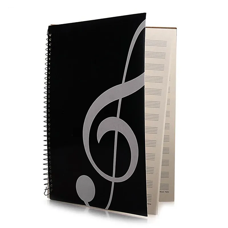 Music Manuscript Notebook 50 Page Staff Paper Book For Musicians