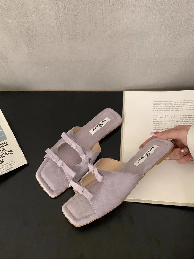 Elegant Women's Summer Beach Sandals With Bow Detail Comfortable_voghion.com