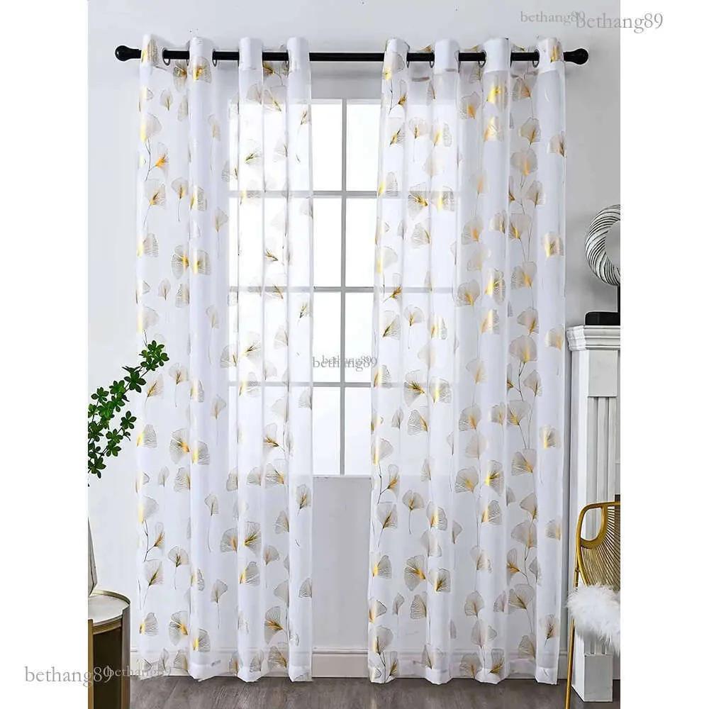 Risuho European Luxury Beige Floral Curtain Panel - Velvet With Flower Embroidery, Grommet Top - 39"W X 96"L