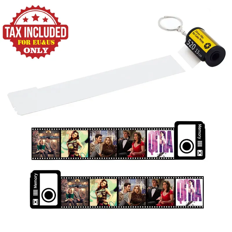 Mini Camera Keychain Photo Album Custom Picture Keychains Film Roll ...
