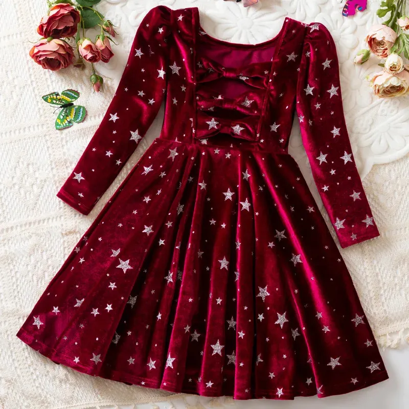 childrens christmas dresses smocked Strasburg Children Franny Bishop Dress, White Red Toddler Christmas Dress 2/White 110 39.37 Shinny Star Wine Velvet Christmas