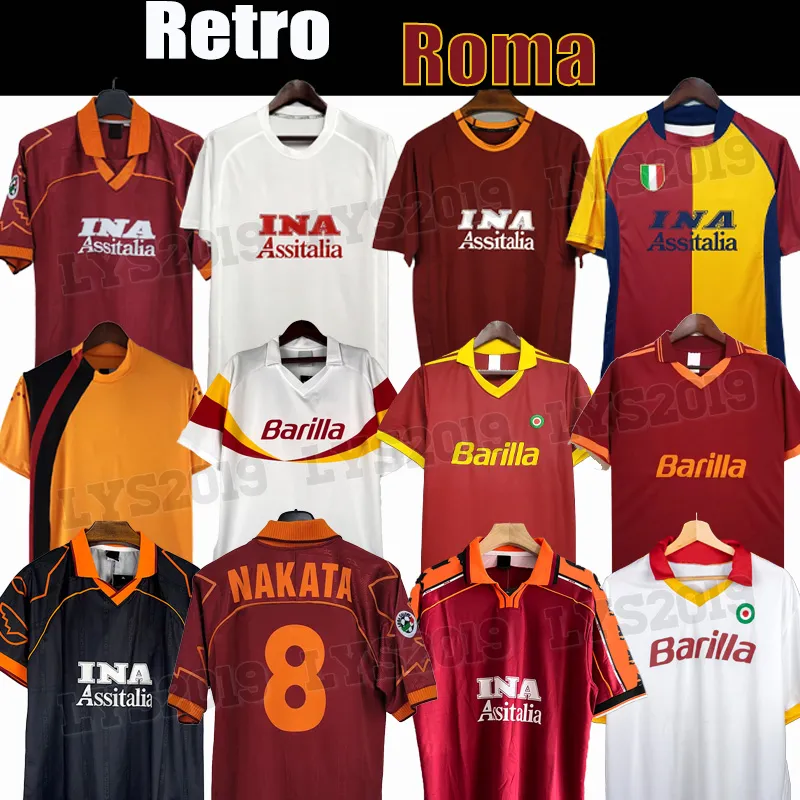 TOTTI Retro Soccer Jerseys Vintage Football Shirts From Lys147