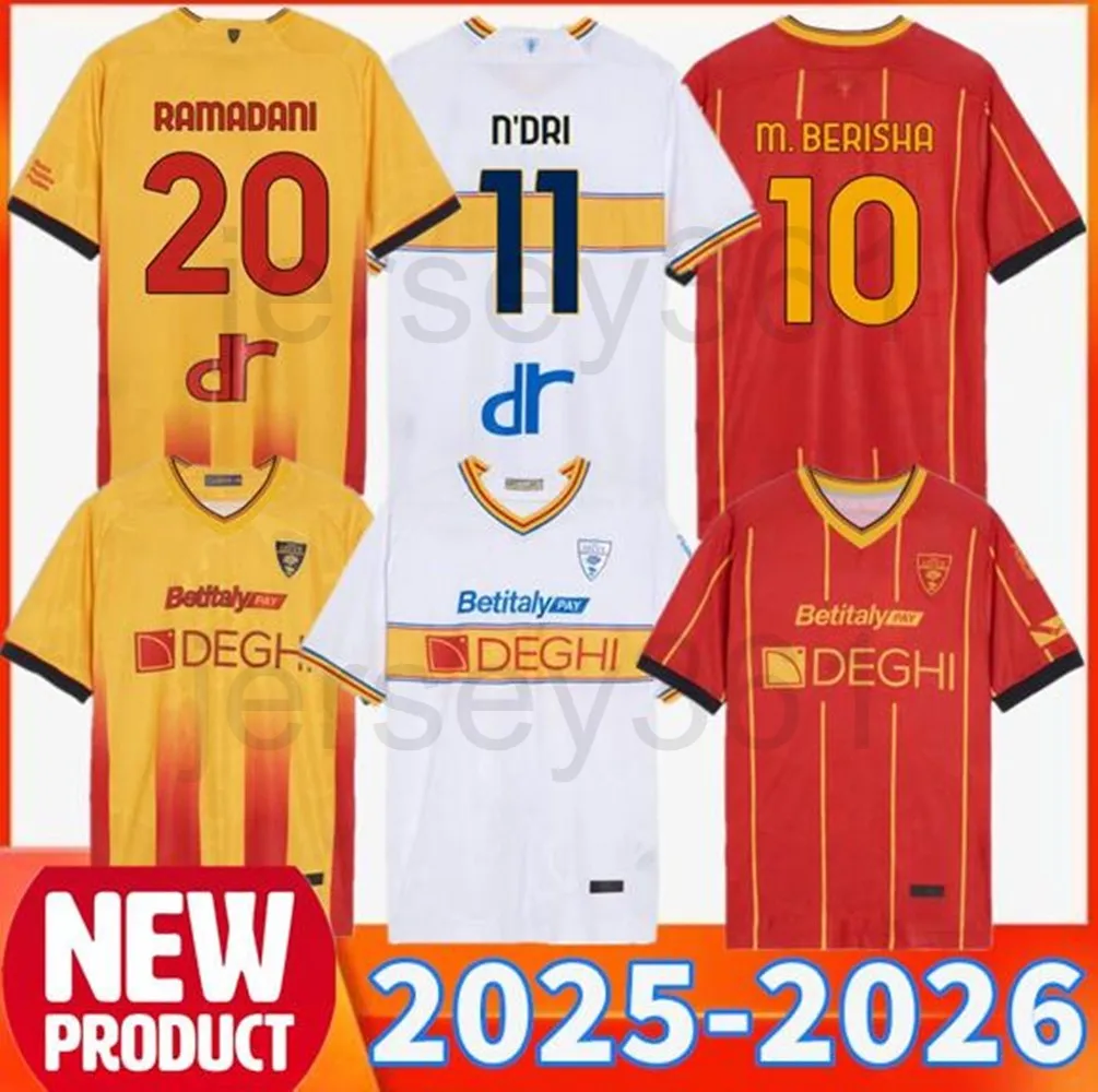 2025 2026 US Lecce Netherlands Soccer Shirt Home & From