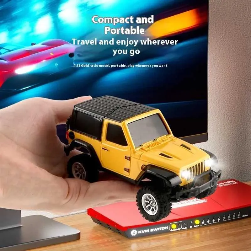 Miniature Remote-Controlled Car 1:4 Scale Electric Bus Vehicle with ...