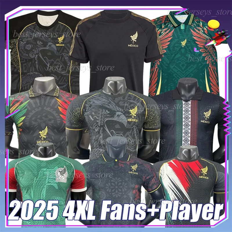 XXXL 4XL Mexico 2025 Gold Cup Soccer Jerseys 25/26 Fans Player