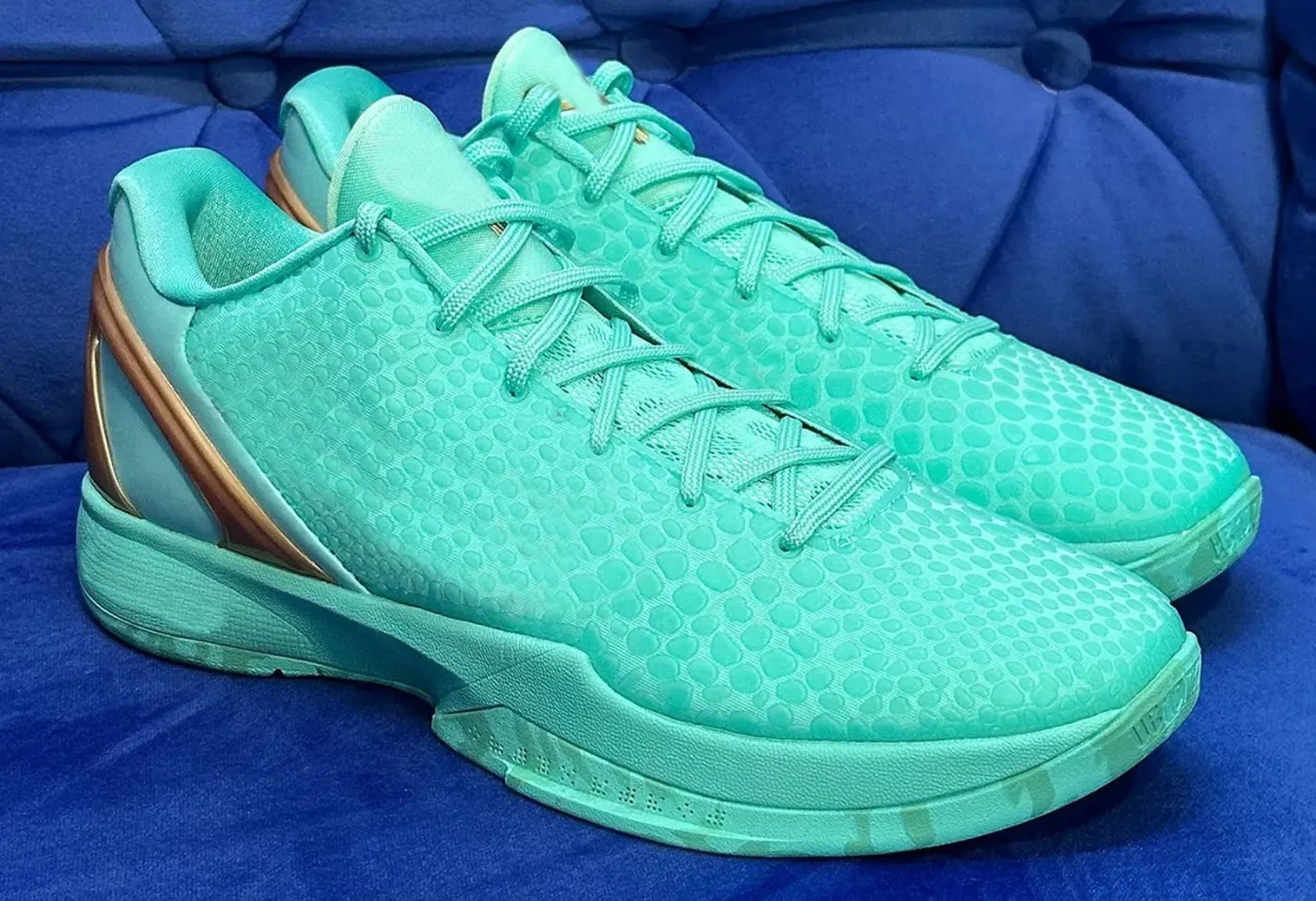 Nike Low-Top Basketball Shoes - Teal with Metallic Copper Accents NIKE Zoom KD IV IB3550 300 - Shiekh main image 3