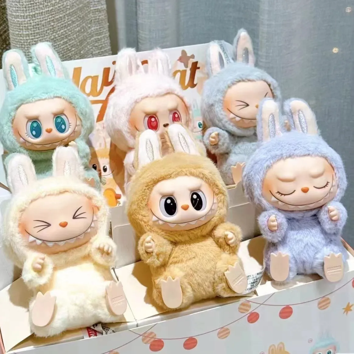 新品未開封 POPMART LABUBU THE MONSTERS 2Box Wholesale Second Generation Pop Mart La Bu Bu The Monster Labubu