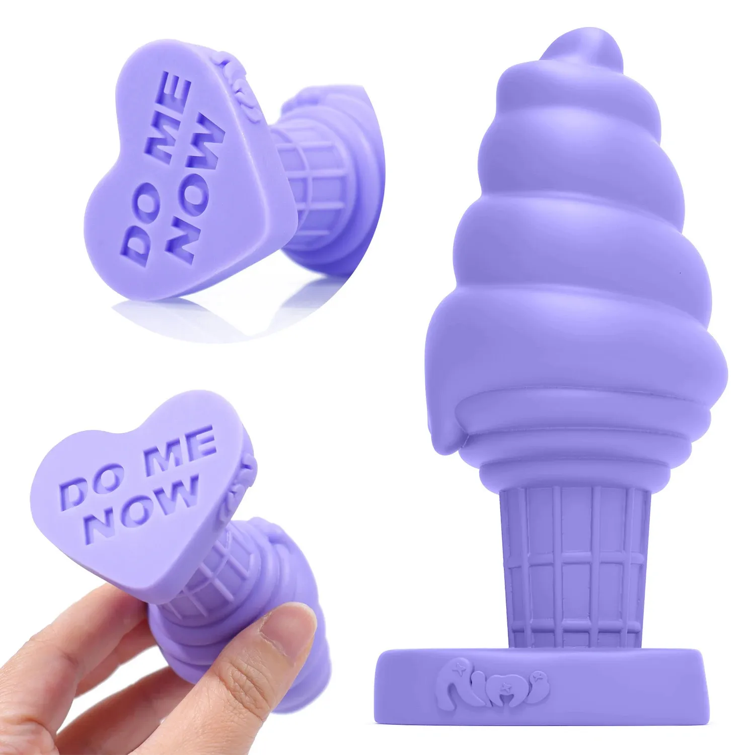 anal plug mit vibration Trippy Trio Multi-Color Butt Plug Set 3 Pack - Hott Love Extreme
