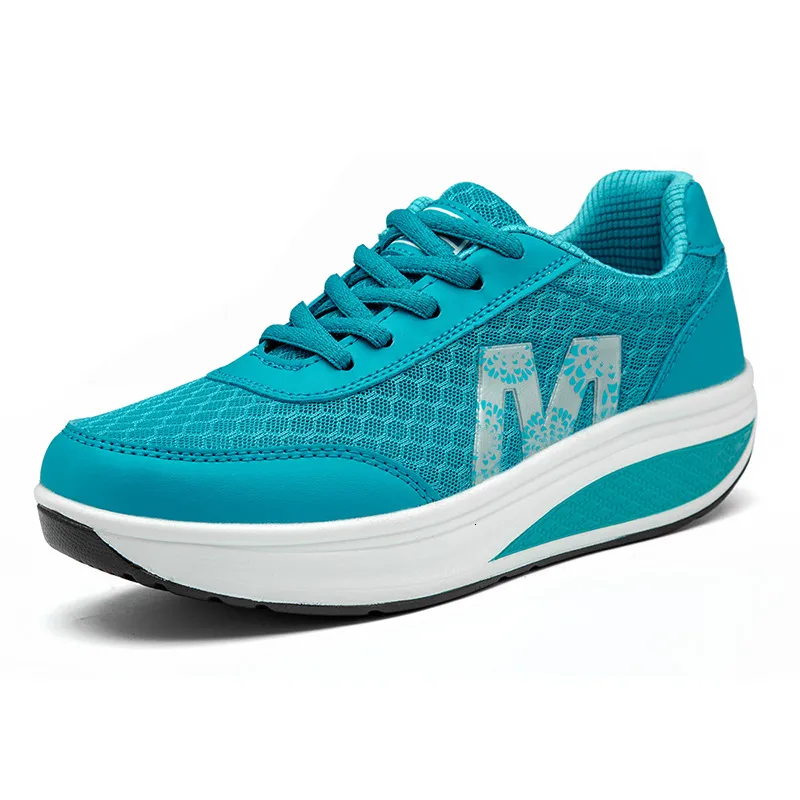Women S Sports Rocking Travel Outdoor Mesh Sponge Cake Single Shoes Ddmysaturn_voghion.com