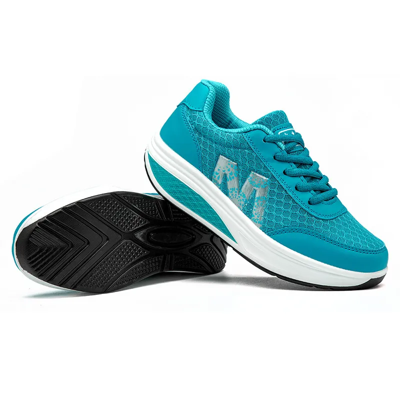 Women S Sports Rocking Travel Outdoor Mesh Sponge Cake Single Shoes Ddmysaturn_voghion.com