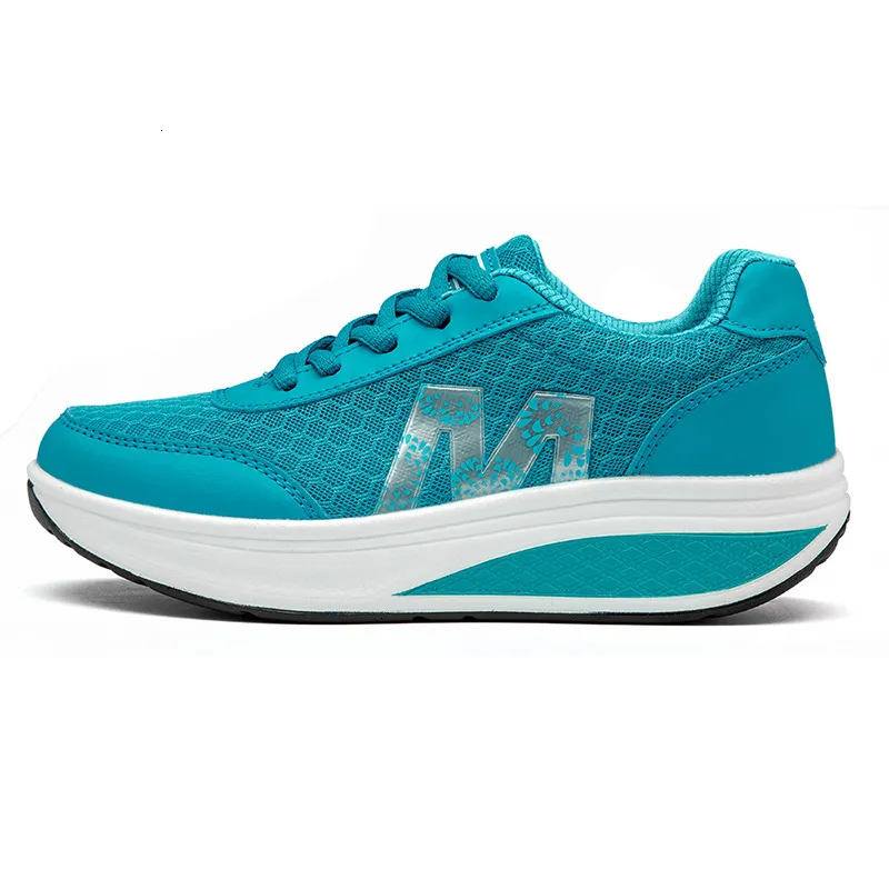 Women S Sports Rocking Travel Outdoor Mesh Sponge Cake Single Shoes Ddmysaturn_voghion.com