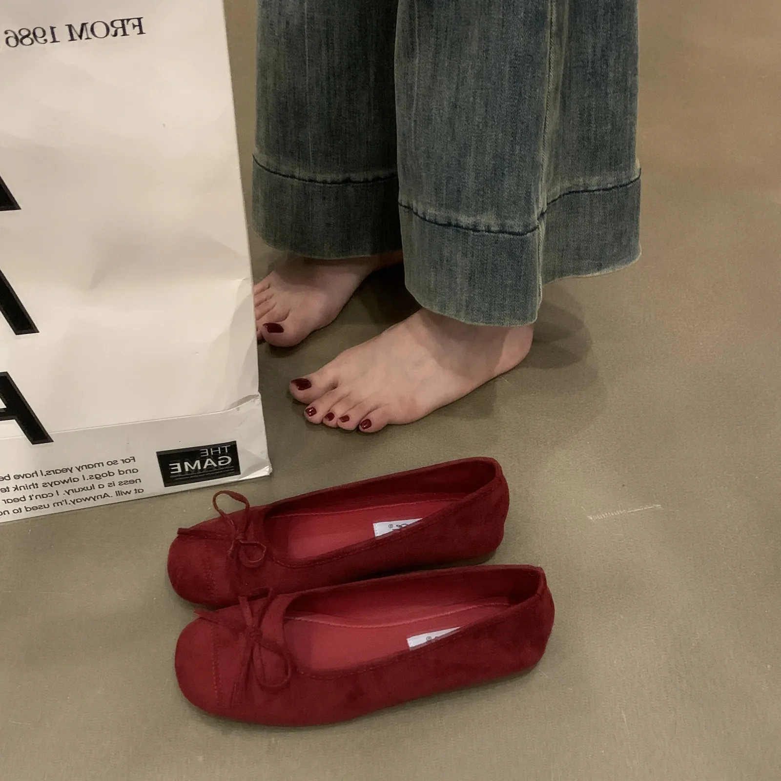 Damenschuhe mit flachem Ausschnitt, elegante Ballerinas zum Hineinschlüpfen, Sommerkleider, Mokassins_voghion.com