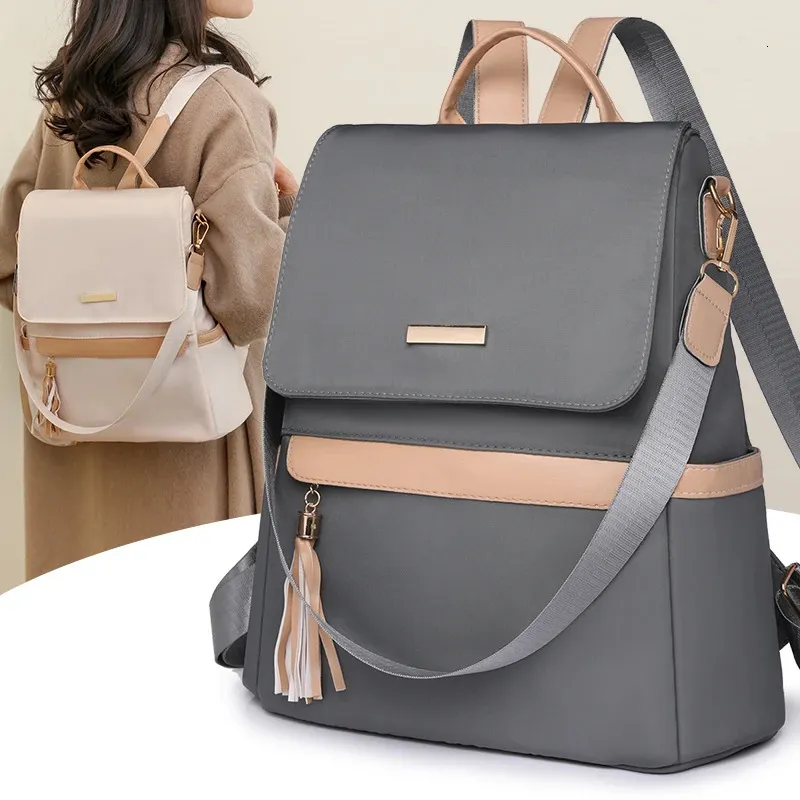 1 Antitheft Mediumsized Classic Backpack With Black Minimalist Adjustable Shoulder Straps Perfect For Outdoor Travel And_voghion.com