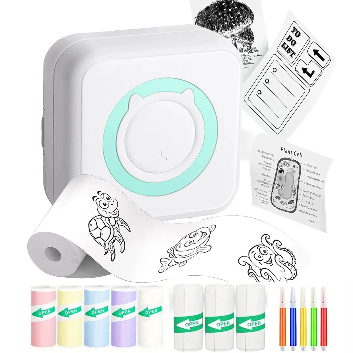 Portable Computer Printer Mini Sticker Printer For On The Go Labeling ...