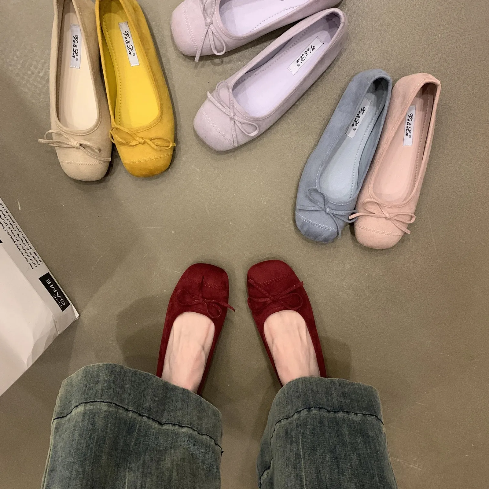 Chaussures pour femmes à bout ouvert, ballerines élégantes, mocassins d'été à enfiler_voghion.com