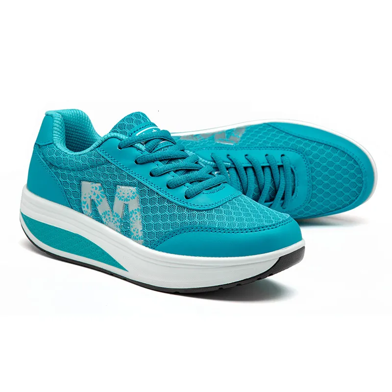 Women S Sports Rocking Travel Outdoor Mesh Sponge Cake Single Shoes Ddmysaturn_voghion.com