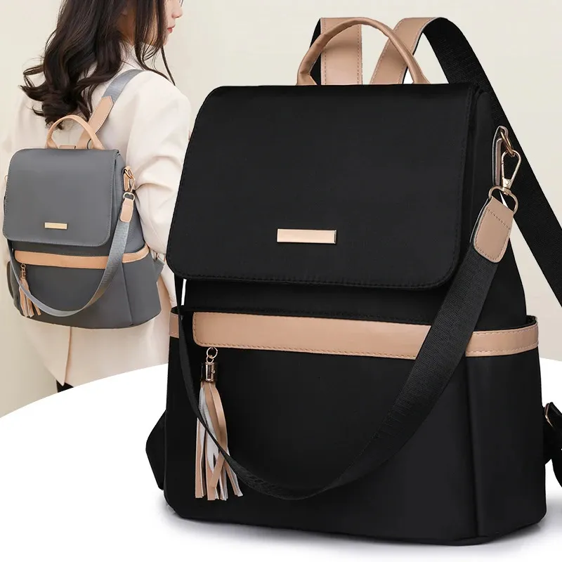 Classic Anti-theft Backpack With Minimalist Adjustable Straps_voghion.com