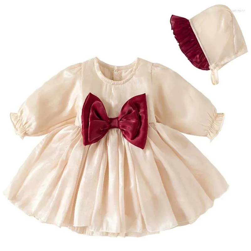 knee length dresses for ladies Girl's Sequins with Bow Long Sleeves Party Dress Ruffle Princess Dress –  Avadress