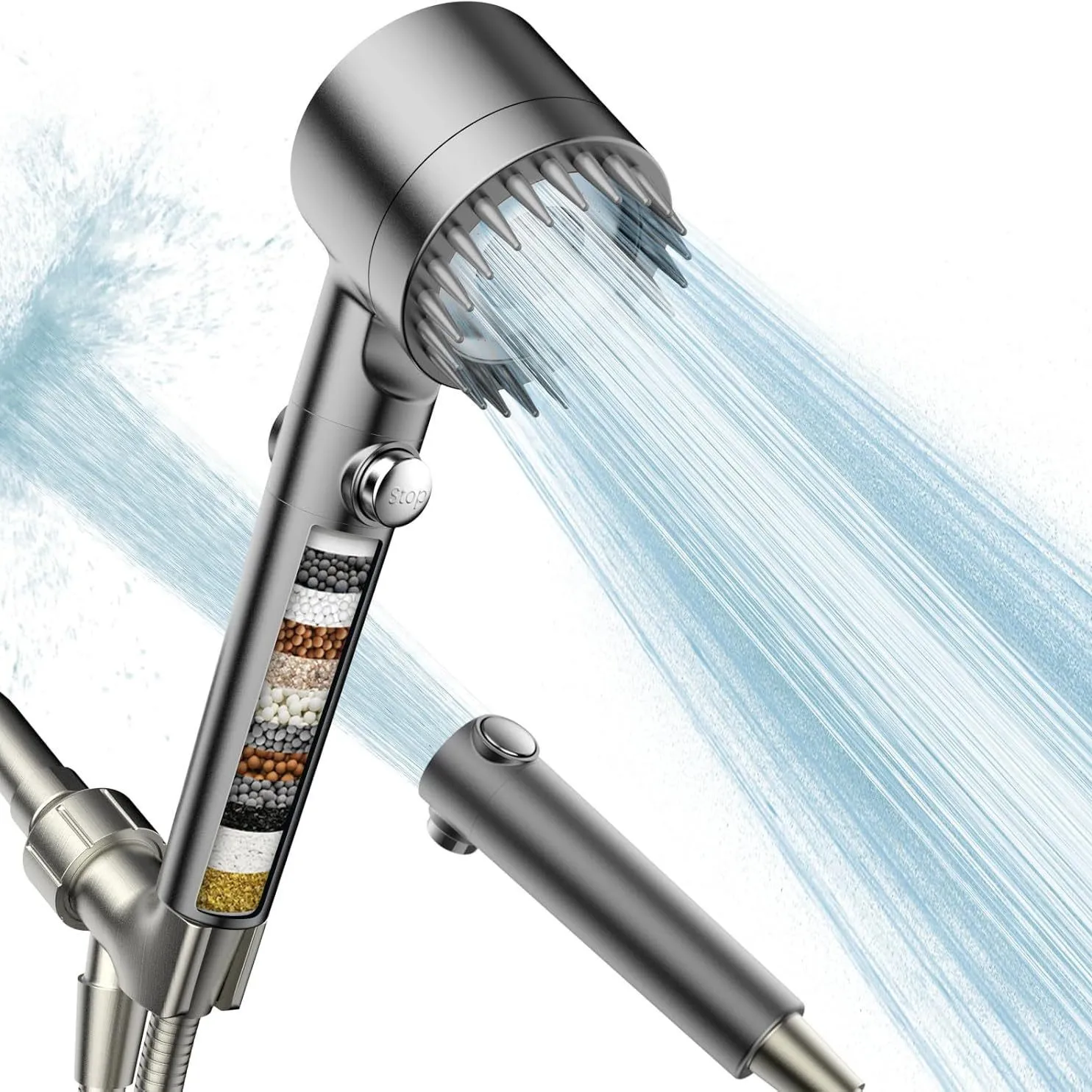 North America's Hot Selling Handheld Beauty Showerhead Removes Chlorine And Heavy Metals_voghion.com