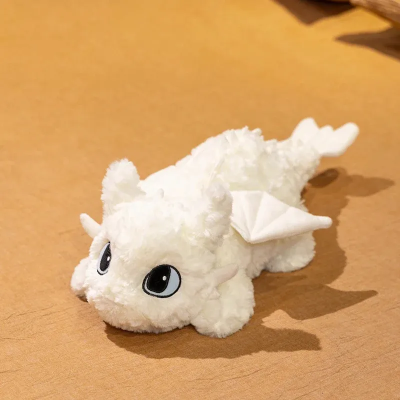  ドラゴン ぬいぐるみ 本体　白 dragon Mサイズ 歯のないドラゴンのぬいぐるみ を￥4,077 | DHgate
