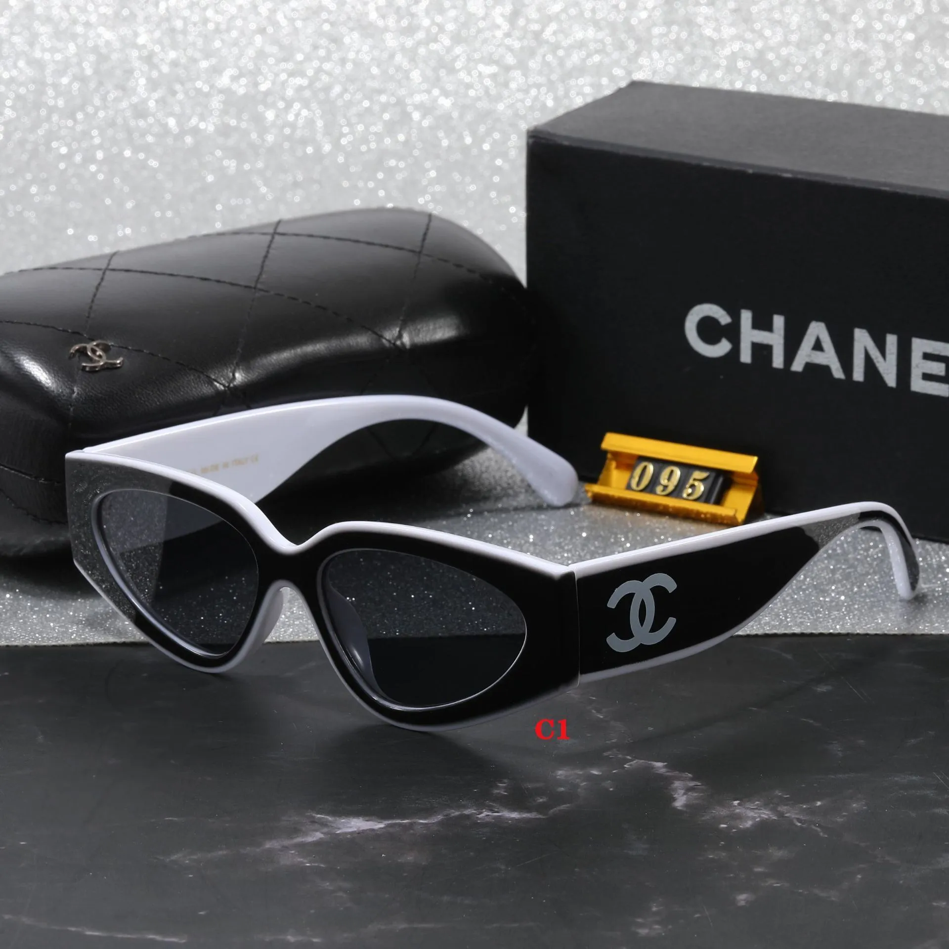 Extra pics for channel sunnies CHANEL Sunglasses: Cat Eye Sunglasses, nylon — Fashion | CHANEL main image 2