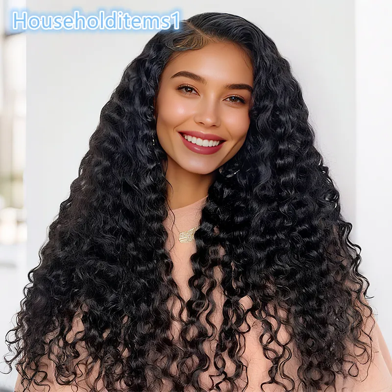100% Remy Human Hair Wigs Deep Wave Lace Front 5x5,... From  display picture 3