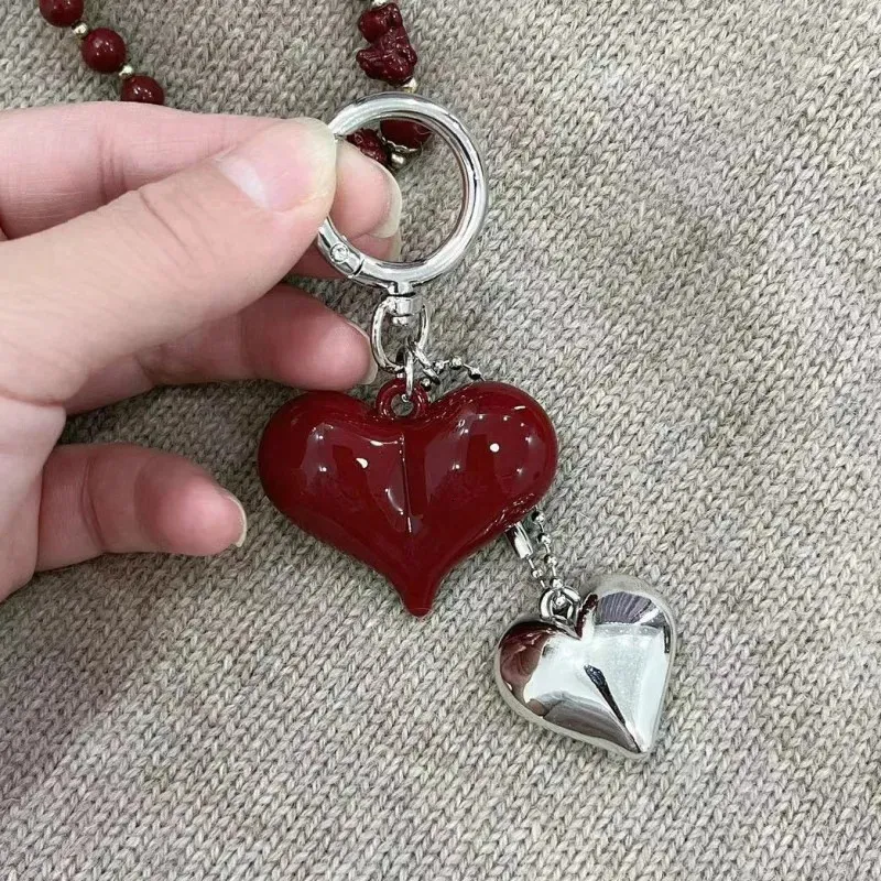 Maiale portachiavi in feltro, maiale rosa ciondolo borsa, regalo si... | su MissHobby