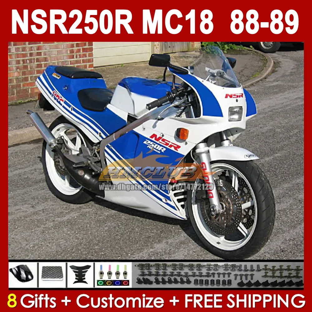 OEM Factory Blue Fairing Kit For HONDA NSR250R NS250 From 276