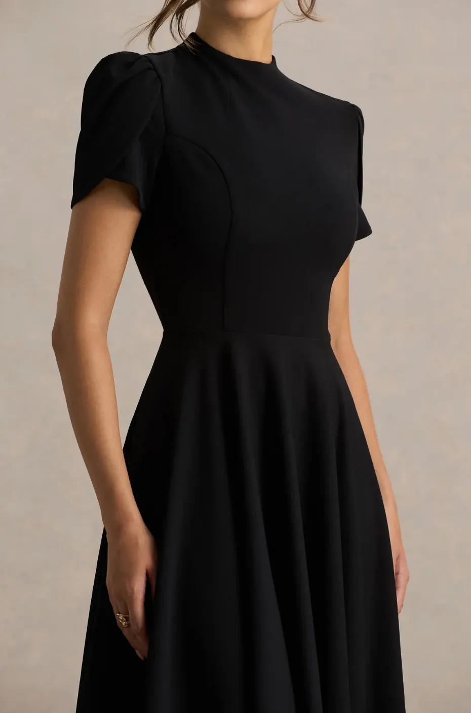 black polyester spandex dress K-Cliffs Lady's Traditional Ribbed Body-con Tank Dress One Size, Black, Women's