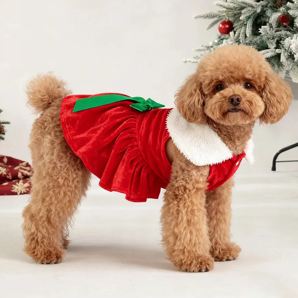 Christmas Dog Dress Small Pet Holiday Costume... From Dorothystore, Rs.1,447.01