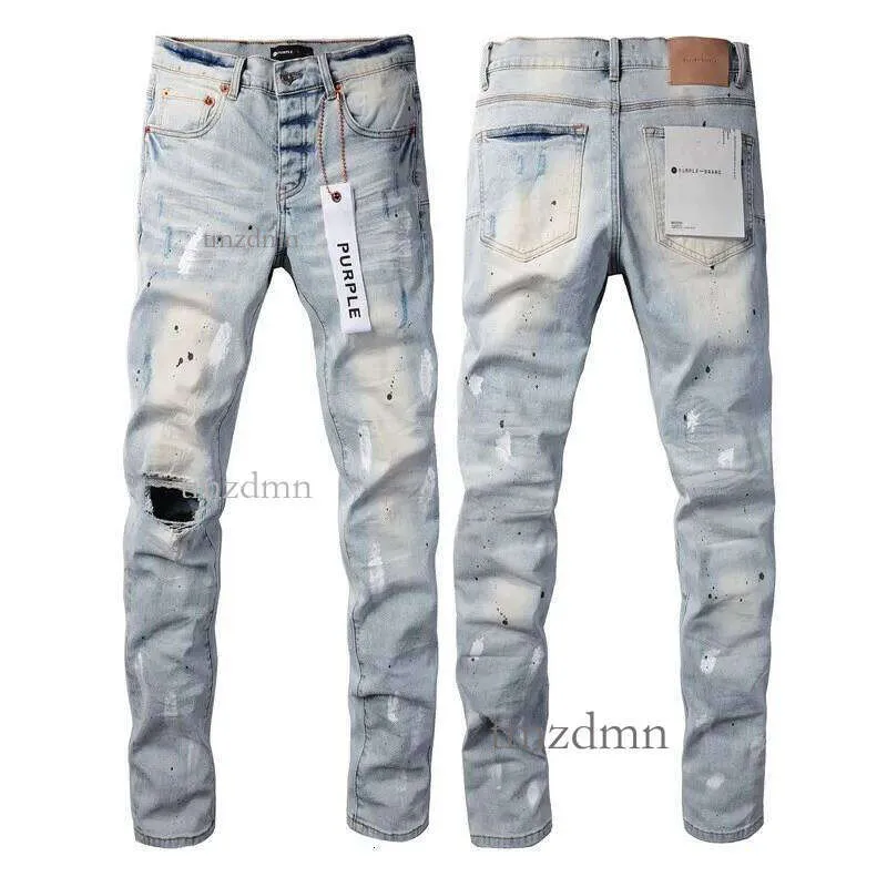 Men's Purple Denim Shorts Slim Fit Skinny Twill Jeans Mid Waist