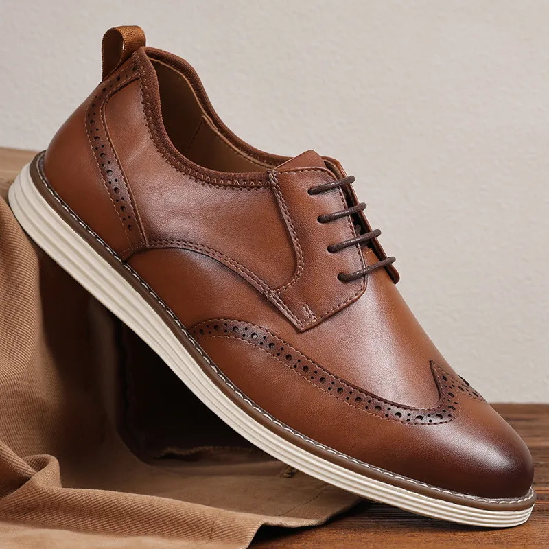 size 15 casual dress shoes Men's Dress Shoes Square Toe Casual Shoes Derby Oxfords Shoes US Size 6.5-15