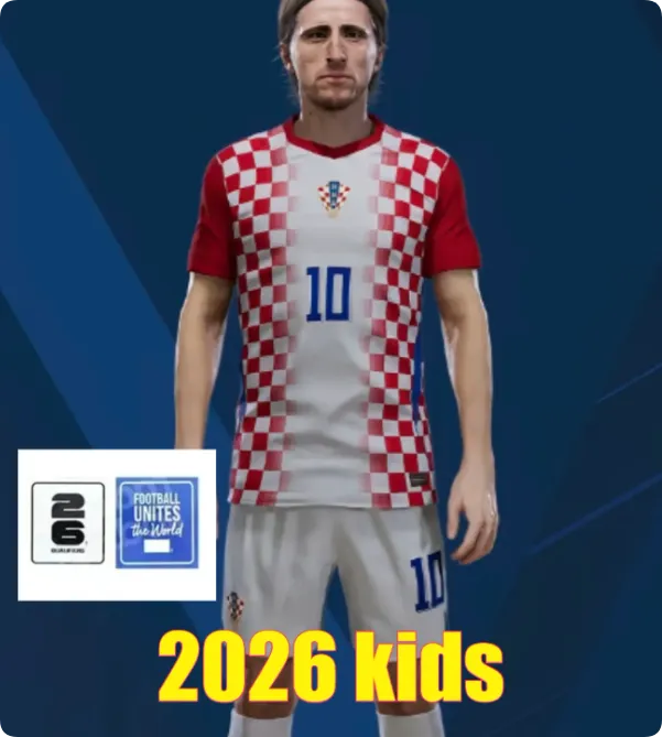 クロアチア代表チーム サッカー ユニフォーム 2026 ワールドカップ