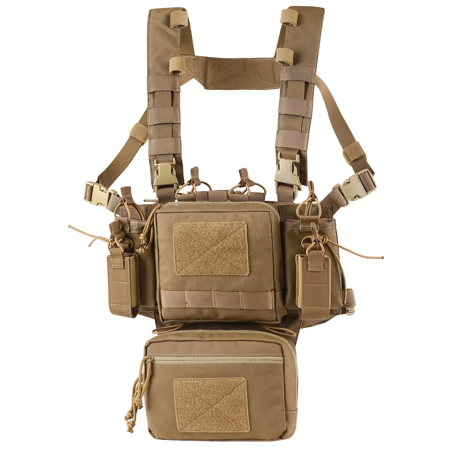 VOTAGOO Chest Rig Tactical Chest Rig, Adjustable & Detachable Molle ...
