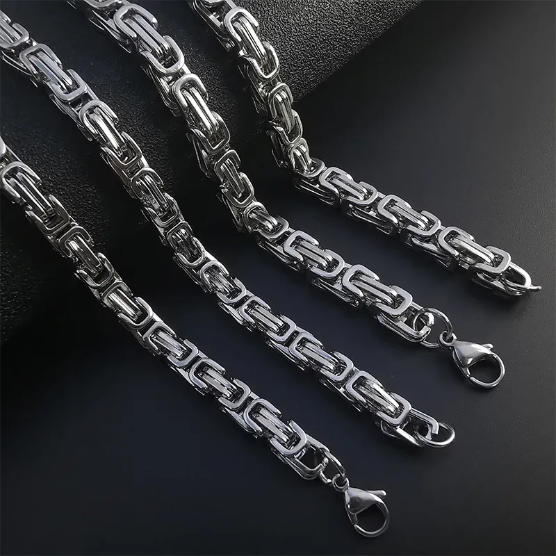 18k Gold Chains For Men: 20 Inch Figaro Link Gold Chain Necklace