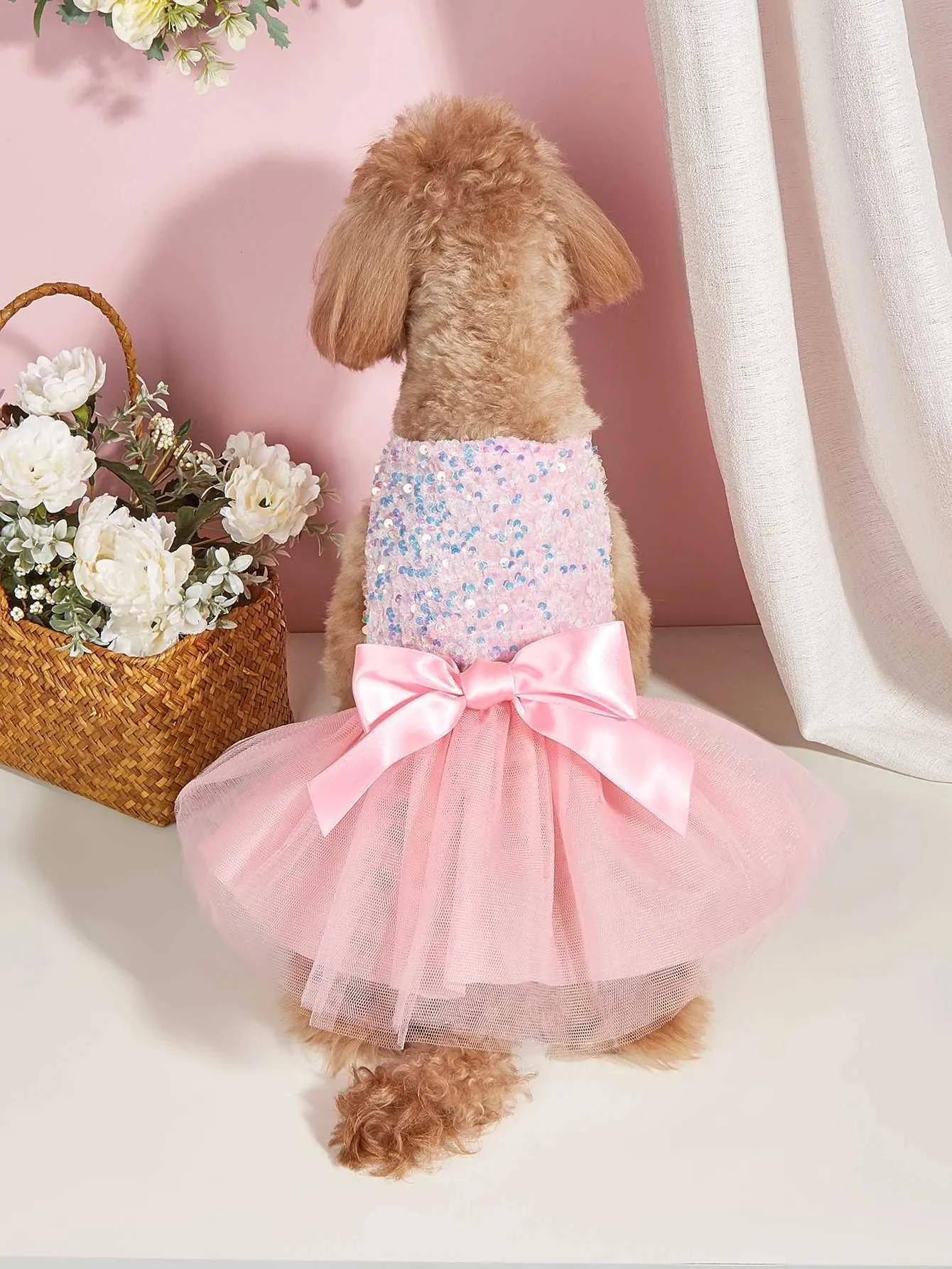 sequin dog dress Sparkly Sequin Dog Tutu Dress