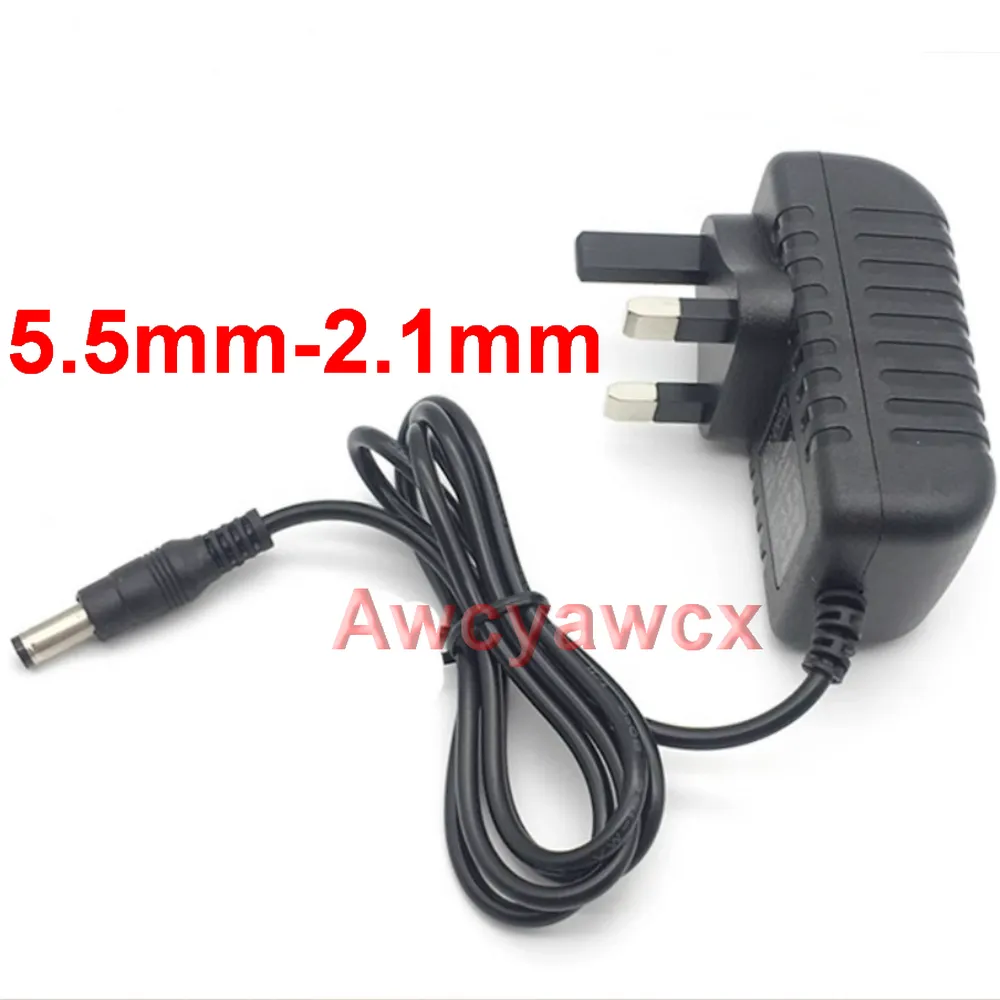 Power Supply 12 Volt 5 Ampere Alimentatore AC 100-240V A DC 12V 5A - Connettore 5.5x2.5mm - Per Monitor LCD, TV, Dispositivi Elettronici Alimentatore AC/DC 5.5x2.5mm