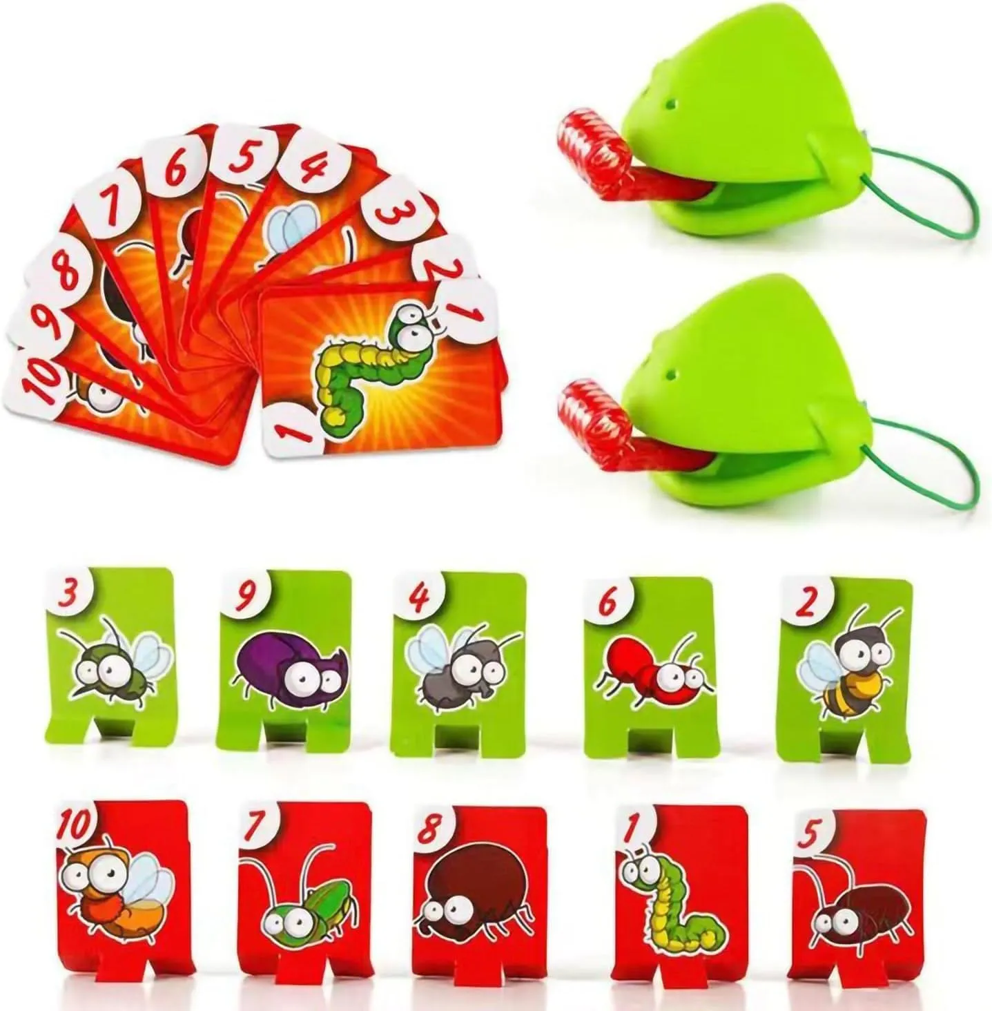 Lisa Rd Matching Board Frog Lizard Cpr Pocket Mask Wagging Tongue Lick Cards Board Game Fun ...