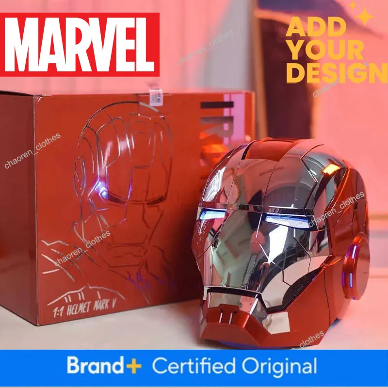 auto king helmet iron man Marvel AutoKing Studio Mark V5 1/1 Scale Life-Size Wearable MK5 the paint is as bright as a mirror US | Autoking|hammer Mk5 ironman