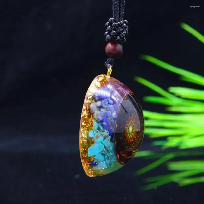 Collana 7 Chakra Con Pietre Naturali E Lava Rock - Unisex, Regalo Benessere
