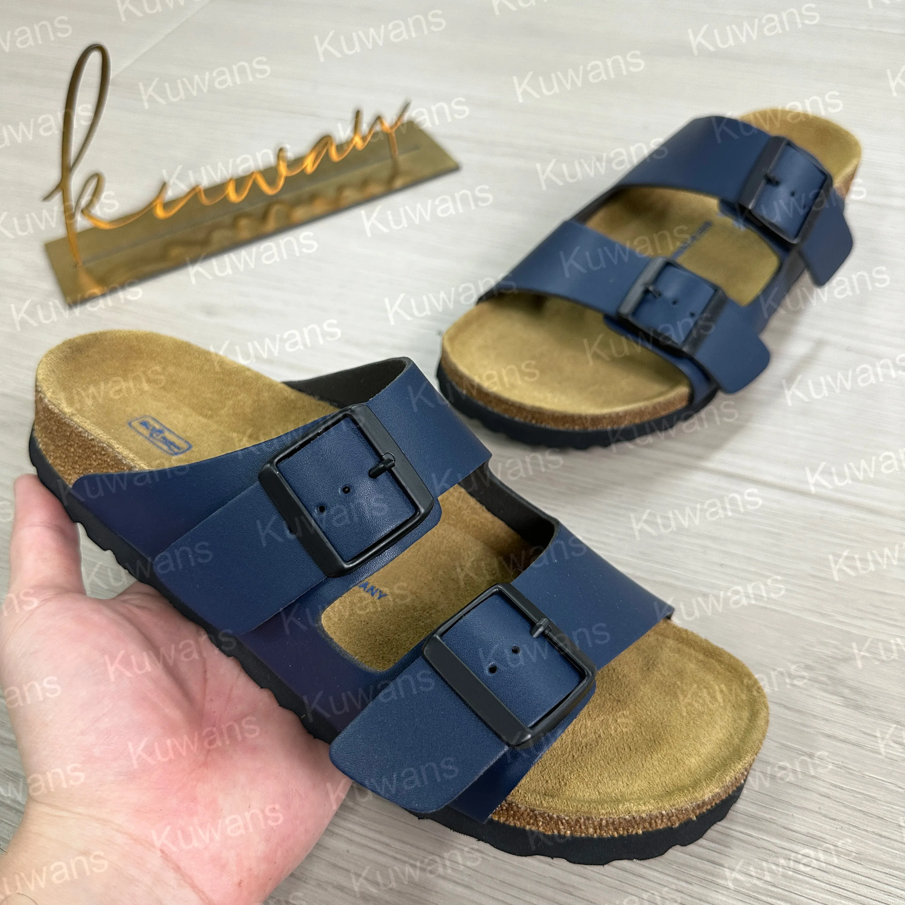 サンダル・ミュール Unique Sandals Cork Birch High-Quality Designer Leather Clog birkis sandals - Cork