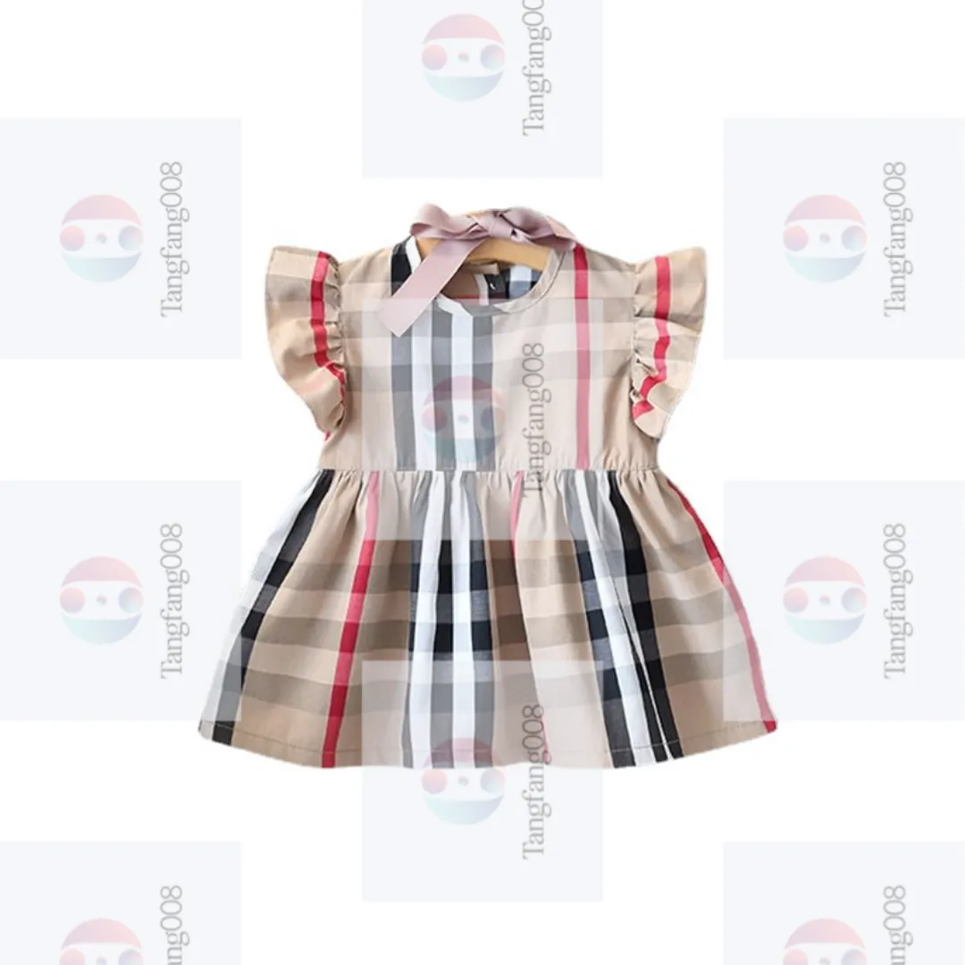 Princess Pleated Cotton Dress For Baby Girls   Summer... 