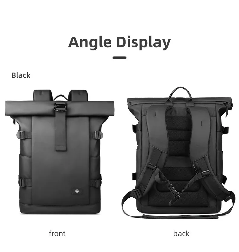 Waterproof Men Backpack Large Capacity Laptop Rucksack For Travel_voghion.com