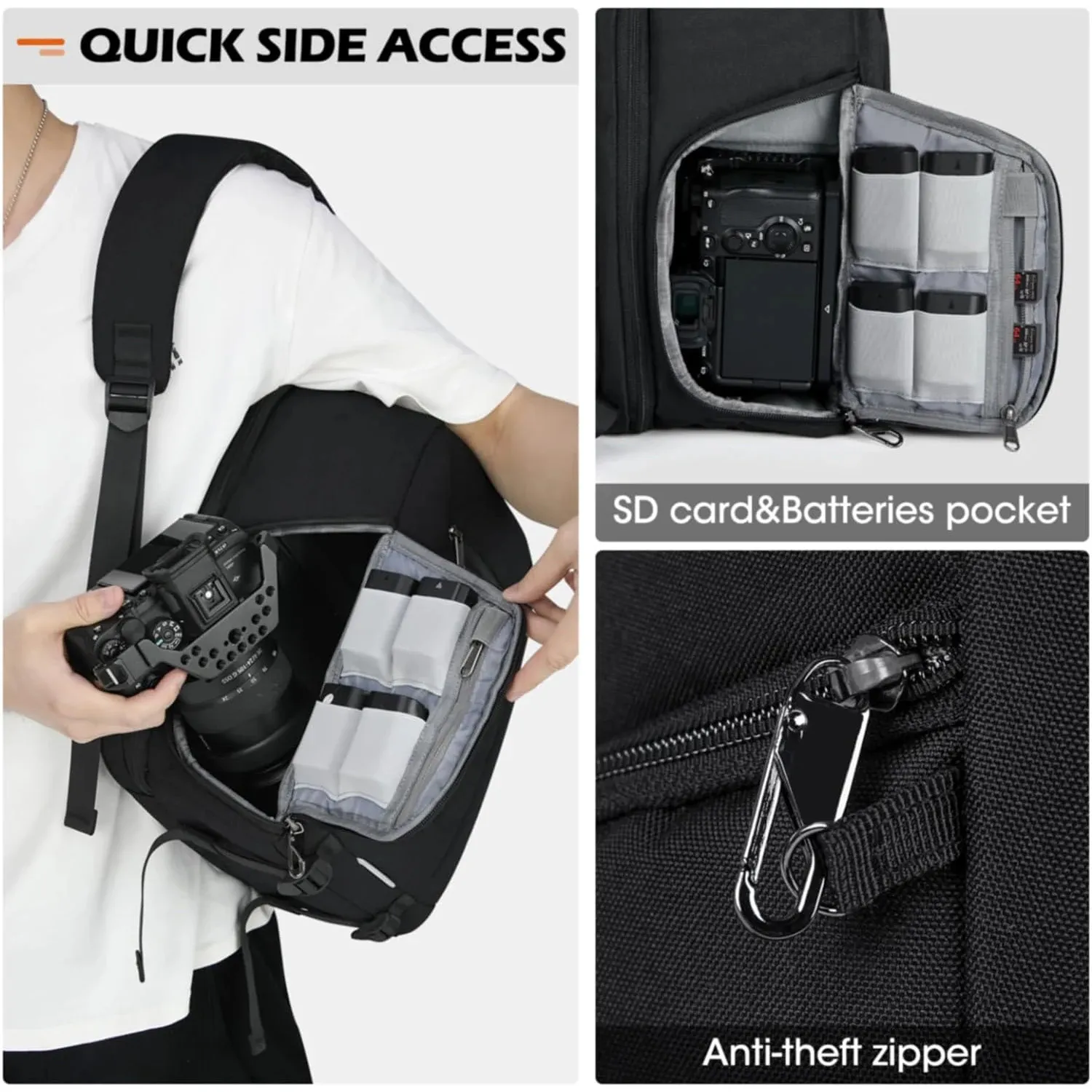 anti theft travel camera backpack UrbanTech | Tablet Camera Bags Style Anti Theft Camera Backpack, 2-In-1
