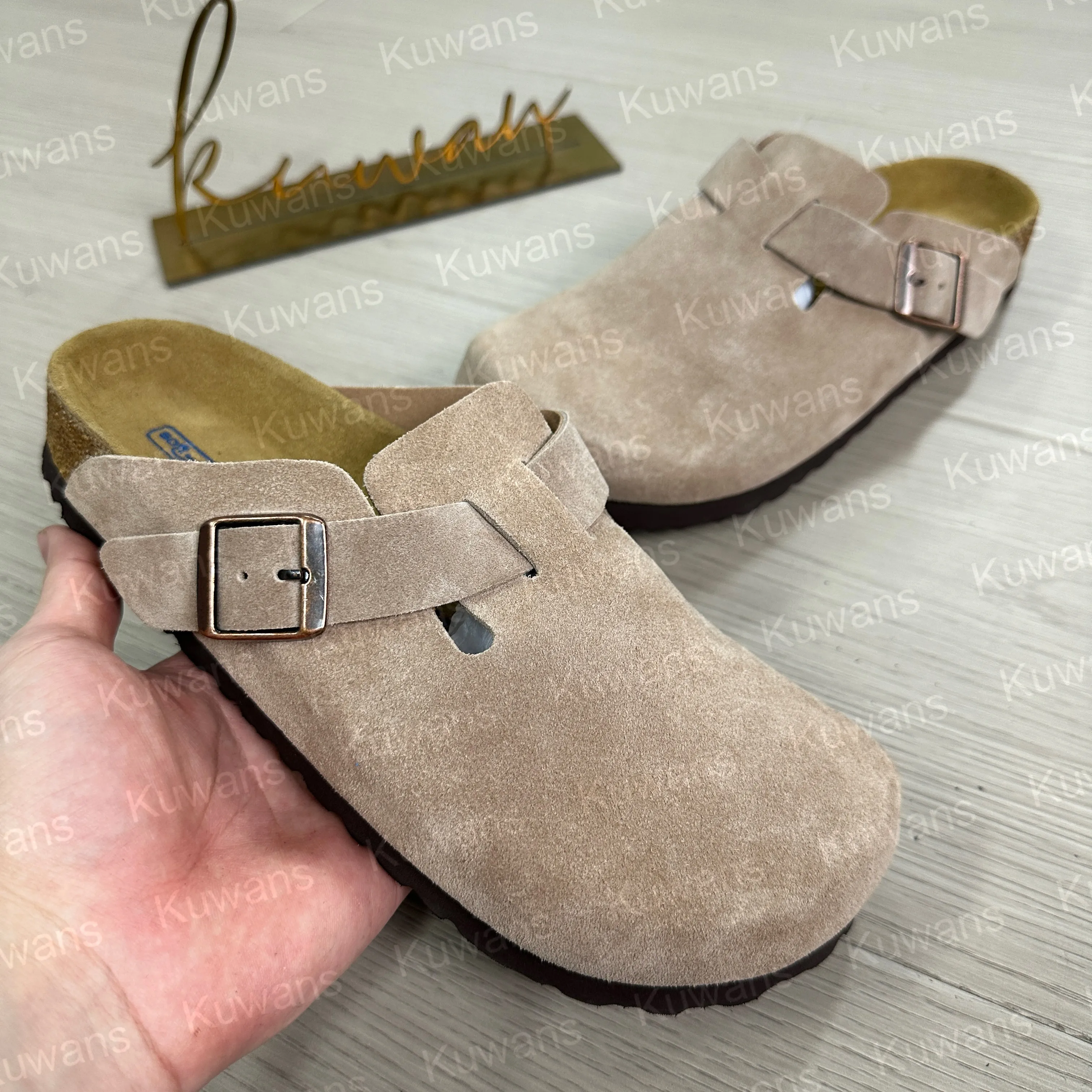Bulk High Quality Designer Leather And Suede Clog Birks