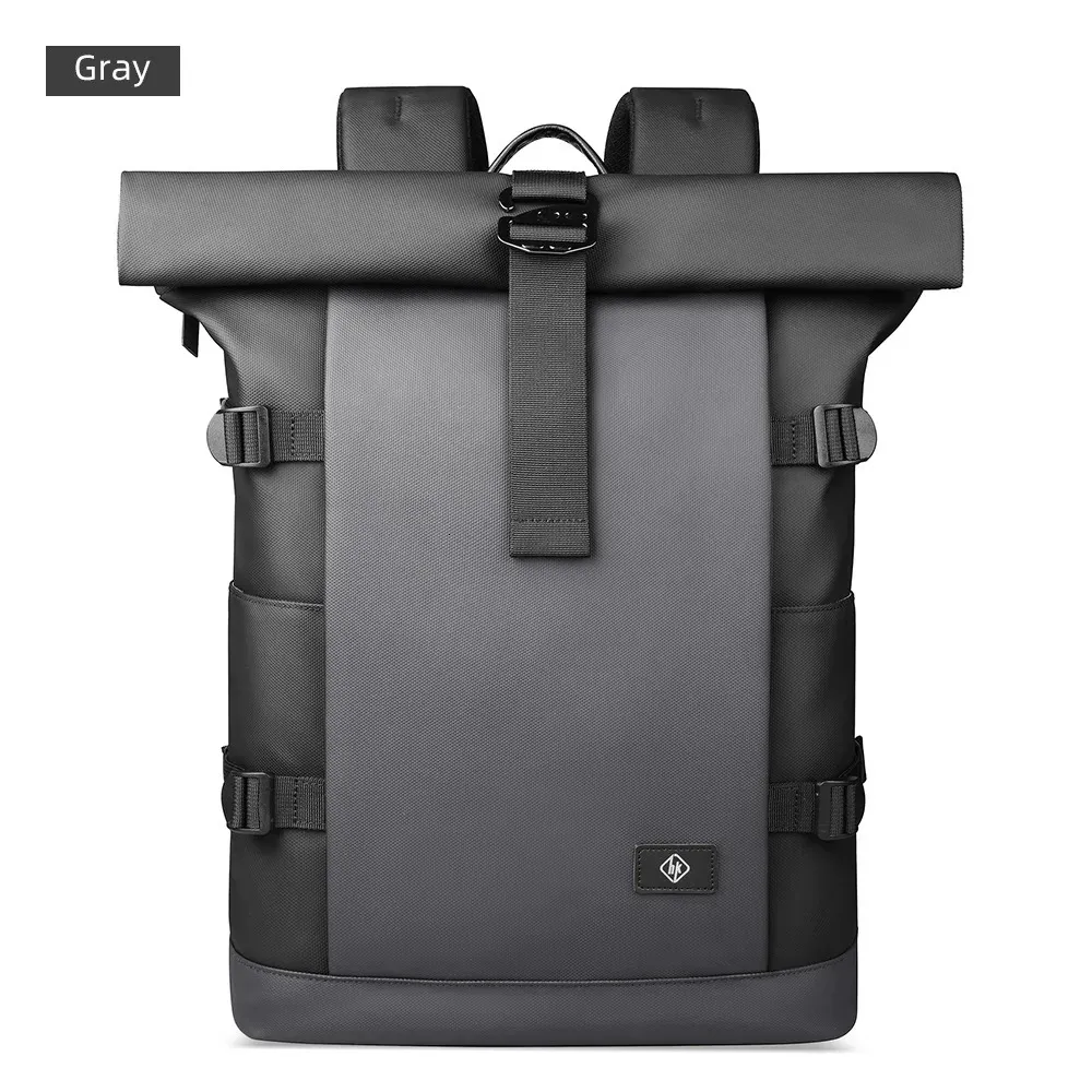 HcanKcan Large Capacity Men Backpack Waterproof 17 Laptop Bag Casual Travel Outdoor Camping Expandable Work 251124_voghion.com