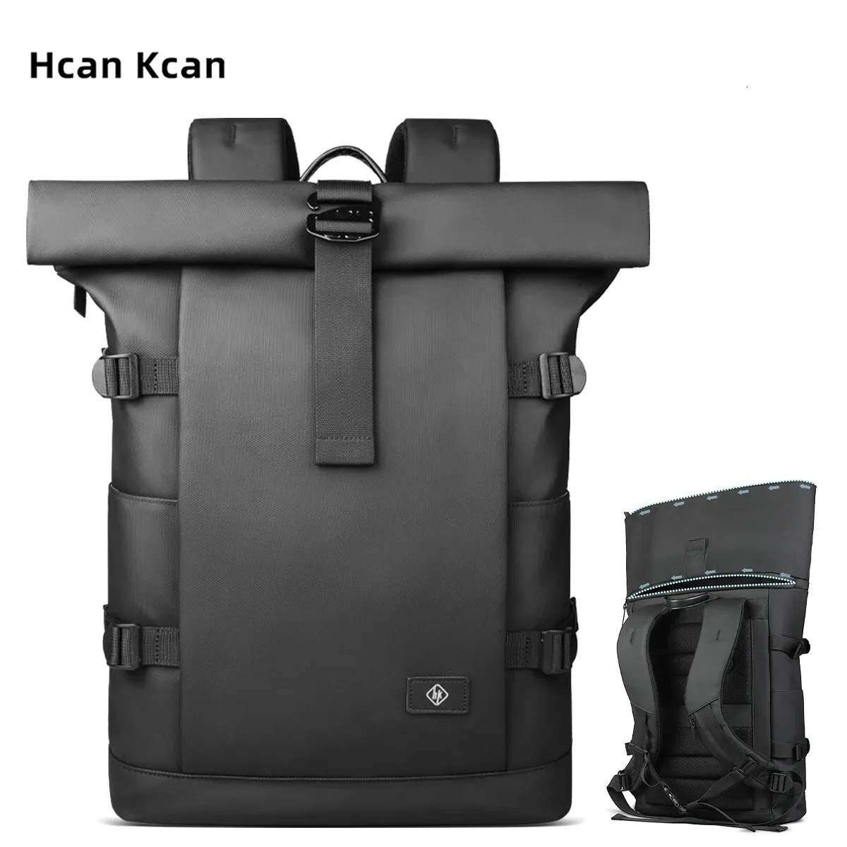 Waterproof Men Backpack Large Capacity Laptop Rucksack For Travel_voghion.com