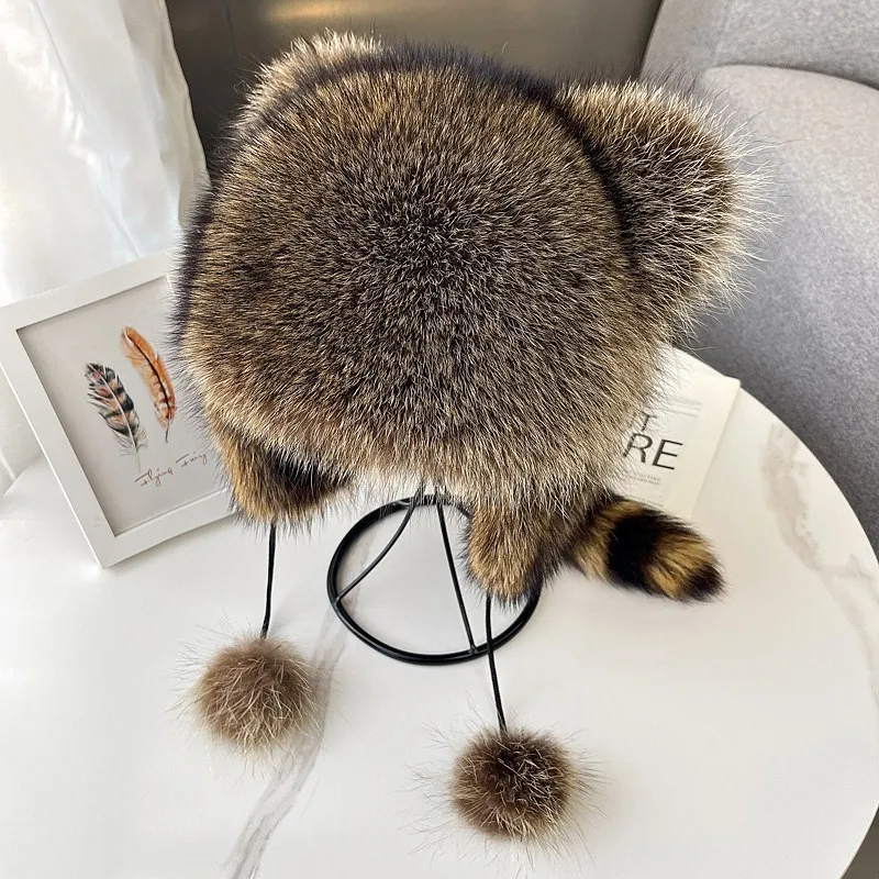 Trendy Womens Winter Hat: Fluffy, Stylish, Warm, Genuine  display picture 1